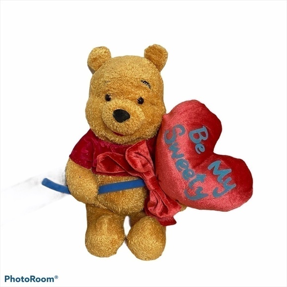 Winnie the Pooh Be My Sweetie Plush Bear Disney Stuffed Animal Valentine’s Day - Picture 1 of 6